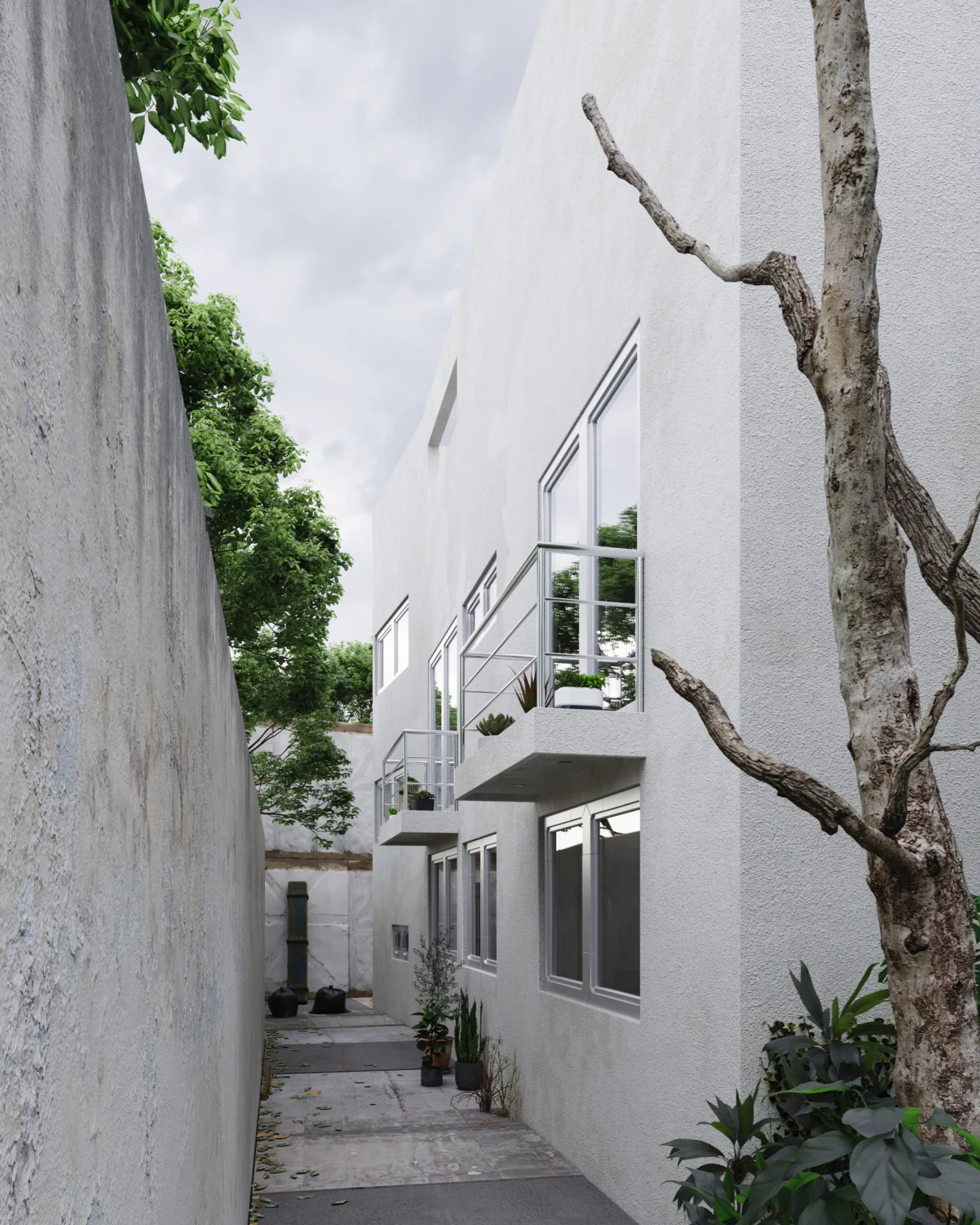 Casa con vista a la Sierra — Render 03