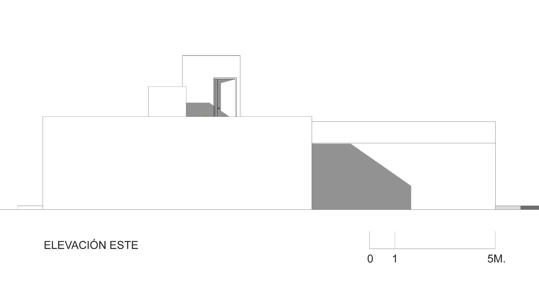 Casa Bulej — Elevación este