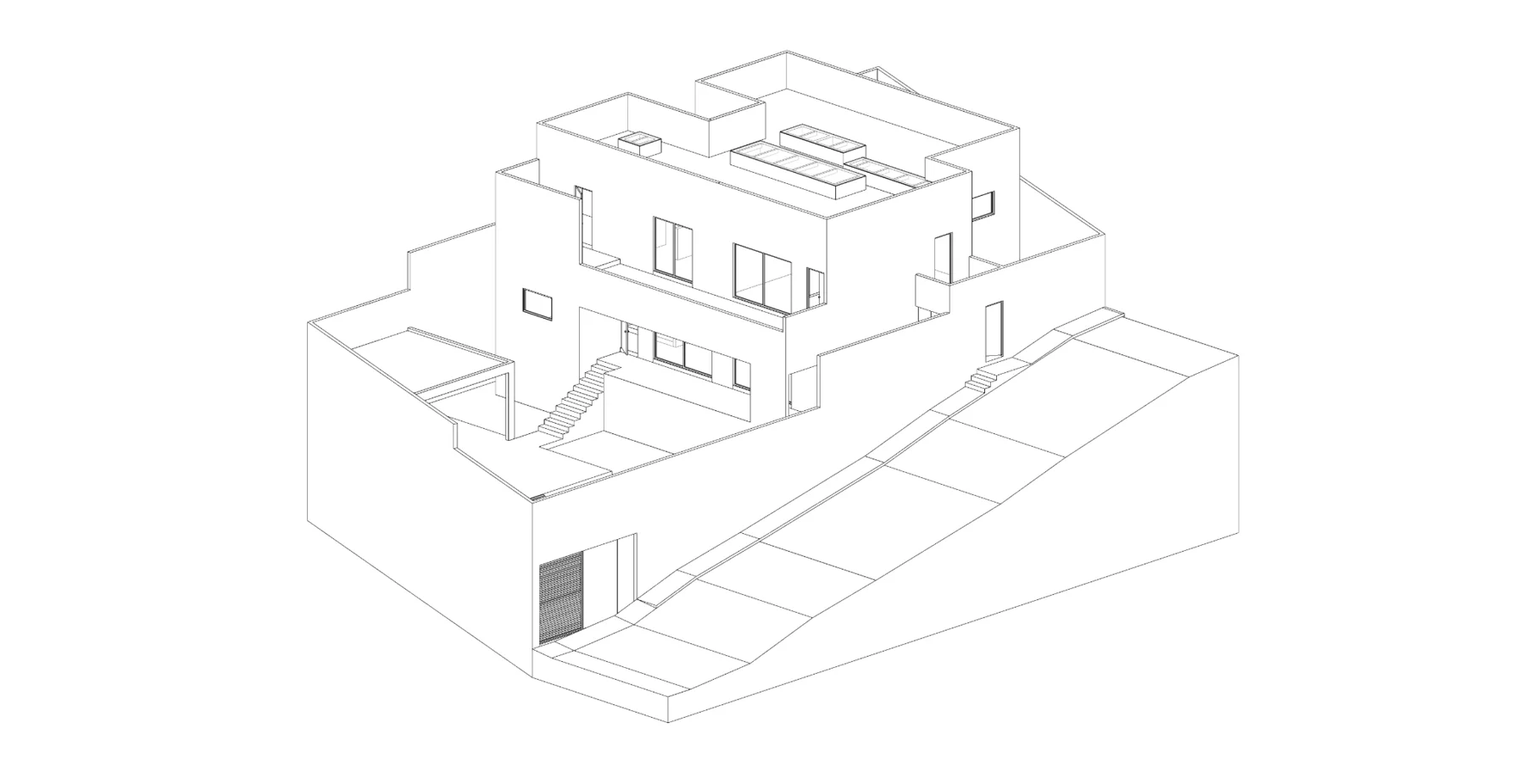 Casa de la Colina — Isométrico 01