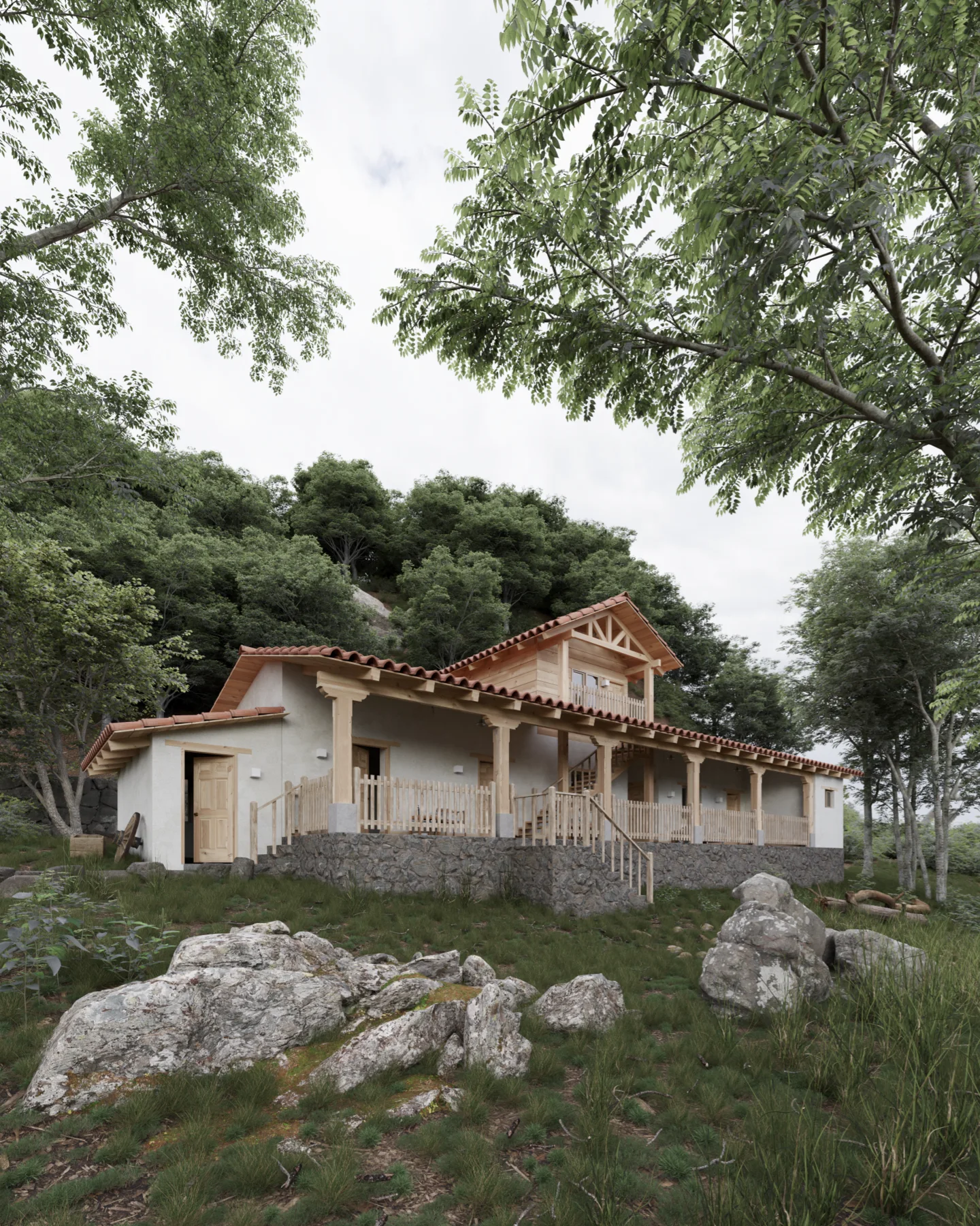 Casa en el Cerro — Render 01