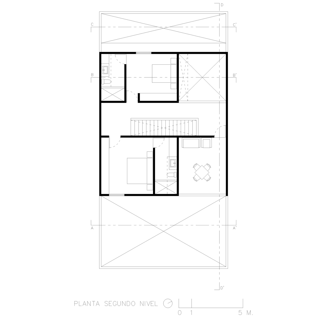 Casa en Los Regadíos — Planta segundo nivel