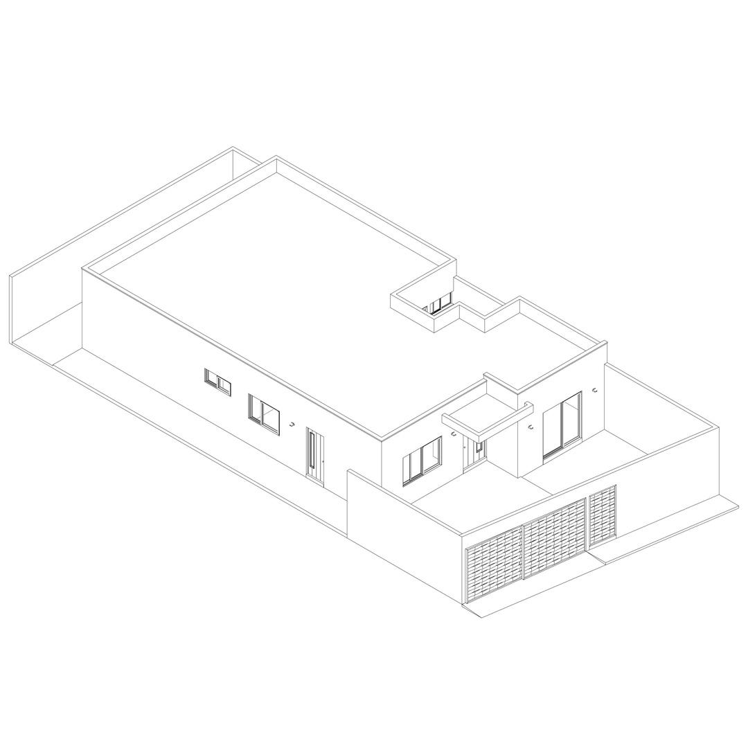 Vivienda Chuscaj — Isométrico 02